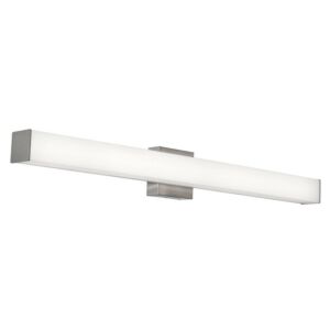 Tad LED Bathroom Vanity Light in Satin Nickel