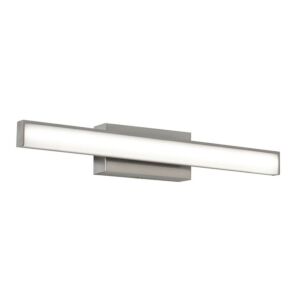 Tonya LED Bathroom Vanity Light in Satin Nickel