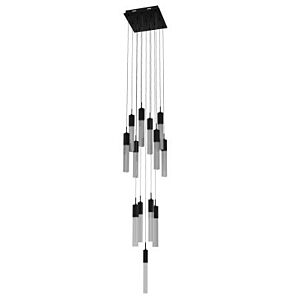 The Original Glacier Snow Avenue 13-Light Pendant in Black