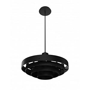 The Newport 1-Light Pendant in Black