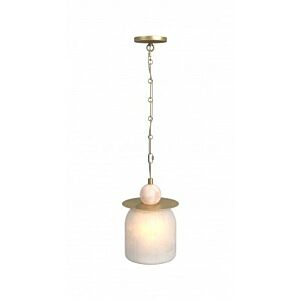 Westwood LED Pendant in Brush Brass