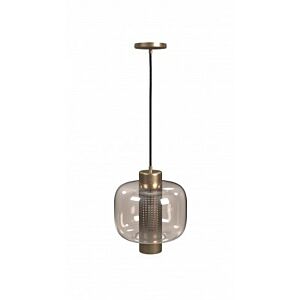 Cosmopolitan 1-Light Pendant in Antique Brass