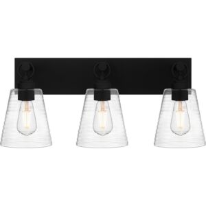 Dacosta 3-Light Bathroom Vanity Light in Earth Black