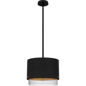 Elio 3-Light Pendant in Matte Black