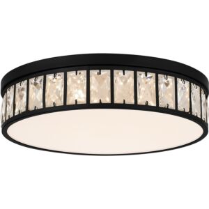 Gibson LED Flush Mount in Matte Black