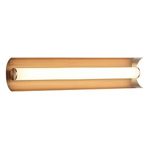 Norvan 1-Light LED Wall Sconce in Aged Gold Brass