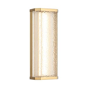 Aislynn 1-Light LED Wall Sconce in Aged Gold Brass