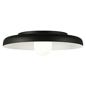 Creston 1-Light LED Ceiling Mount in Matte Black