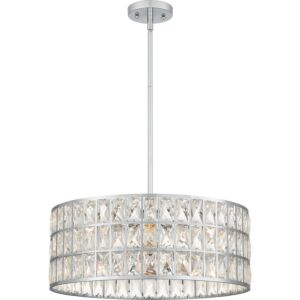 Gibson 4-Light Pendant in Polished Chrome