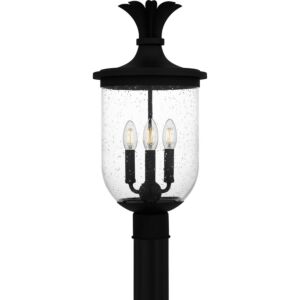 Havana 3-Light Outdoor Post Mount in Earth Black