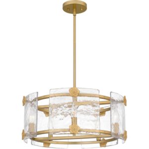 Jolie 6-Light Pendant in Light Gold