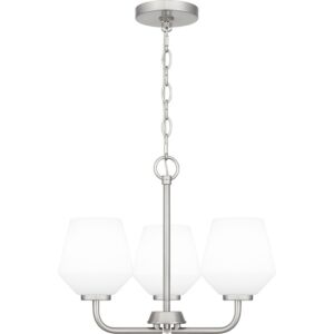 Nielson 3-Light Pendant in Brushed Nickel