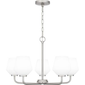 Nielson 5-Light Chandelier in Brushed Nickel