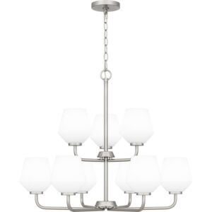 Nine Light Chandelier by Quoizel