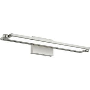 Astro LED Bathroom Vanity Light in Brushed Nickel