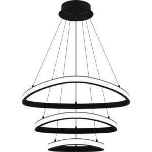 Bardot LED Pendant in Matte Black