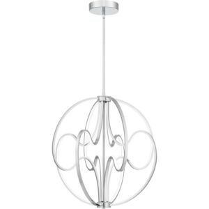 Clairon LED Pendant in Polished Chrome