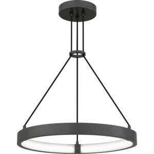 Drury LED Pendant in Pewter Cast Iron