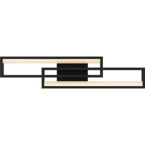 Kocha LED Bathroom Vanity Light in Earth Black