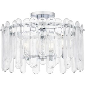 Stiles 5-Light Semi-Flush Mount in Polished Chrome