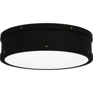 Quoizel Fixture LED Flush Mount in Matte Black