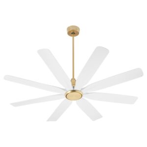 Rosales 1-Light 60" Patio Fan in Aged Brass