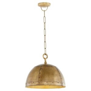 Artisan 1-Light Pendant in Artisan Brass