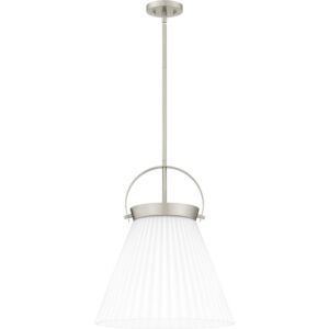 Quoizel Pendant 1-Light Pendant in Brushed Nickel