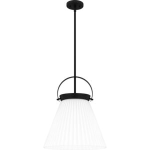 Quoizel Pendant 1-Light Pendant in Matte Black