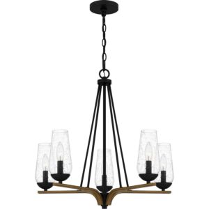 Rochester 5-Light Chandelier in Matte Black