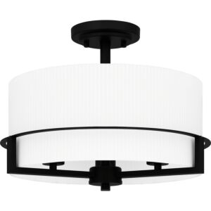 Three Light Semi Flush Mount by Quoizel