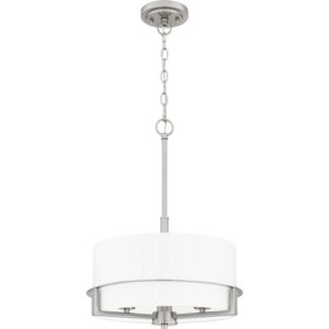 Seymour 3-Light Pendant in Brushed Nickel