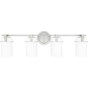 Seymour 4-Light Bathroom Vanity Light in Brushed Nickel