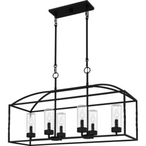 Six Light Outdoor Linear Chandelier by Quoizel