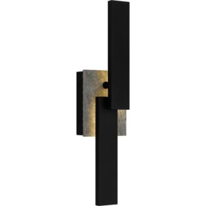 Todman LED Outdoor Wall Mount in Earth Black