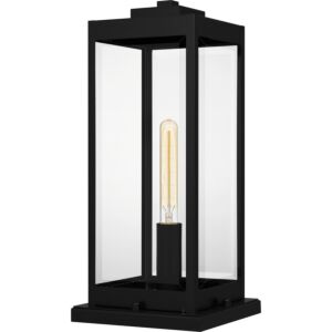 Westover 1-Light Outdoor Pier Base in Earth Black