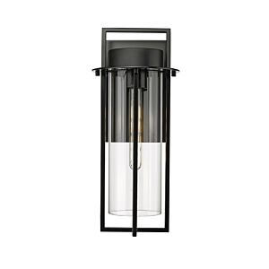 Russell 1-Light Outdoor Wall Sconce in Powder Coated Black