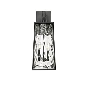 Dutton 2-Light Outdoor Wall Sconce in Powder Coated Black