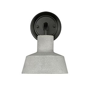 Lloyd 1-Light Outdoor Wall Sconce in Textured Cement