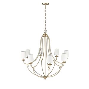 Eisley 8-Light Chandelier in Modern Gold