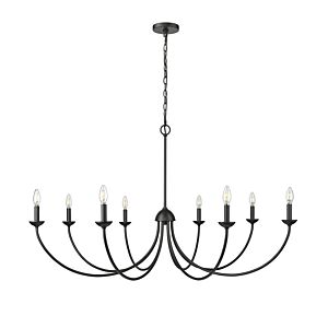 Eight Light Chandelier by Millennium