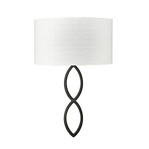 Rylee 1-Light Wall Sconce in Matte Black