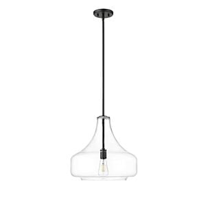 Madelynn 1-Light Pendant in Matte Black