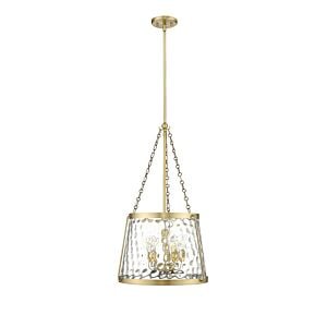 Adabella 5-Light Pendant in Vintage Brass