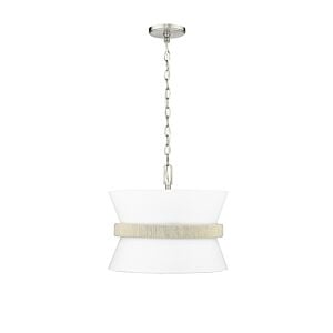 Kimbry 3-Light Pendant in Brushed Nickel