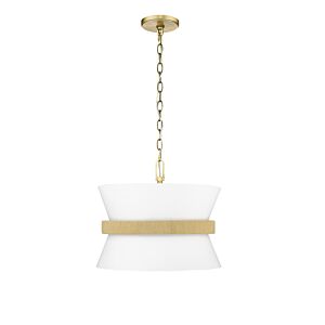 Kimbry 3-Light Pendant in Vintage Brass