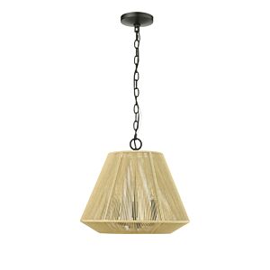 Sterling 3-Light Pendant in Matte Black