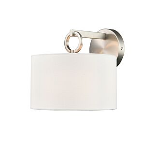 Braxstan 1-Light Wall Sconce in Brushed Nickel