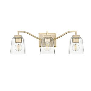 Avenna 3-Light Bathroom Vanity Light in Modern Gold