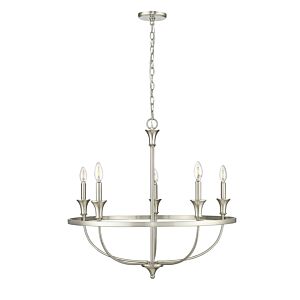 Emery 5-Light Chandelier in Brushed Nickel